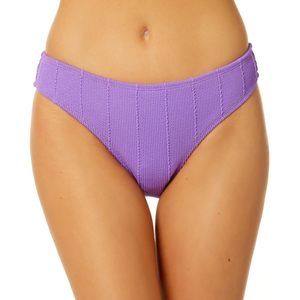 Salt + Cove Womens Juniors Ribbed Swim Bottom Separates Purple XL